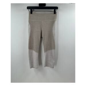 Outdoor Voices Two Tone Grey Capri Leggings Size Small